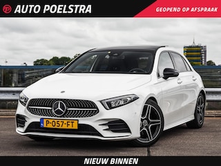 Mercedes-Benz A-klasse 180 d AMG Night Edition | Panoramadak | Sfeerverlichting | Widescreen | Camera | LED | Stoelverwarming | 18" | Dealeronderhouden