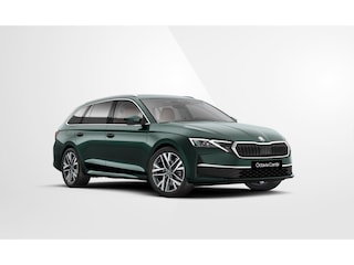 Skoda Octavia Combi 1.5 TSI MHEV Sportline Tour / 18" Lichtmetalen velgen / Panoramadak / Suite interieur design selectie cognac / Trekhaak uitklapbaar / Chrome pakket / Winter pakket / Side Assist / Light & View Pakket