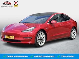 Tesla Model 3 Long Range AWD 75 kWh SOH 86,3% / Autopilot / 19'' LM ( € 1.900 ) / 3 Fase / Memory / Panorama / Full-LED / 5X Stoelverwarming / NL Geleverd /