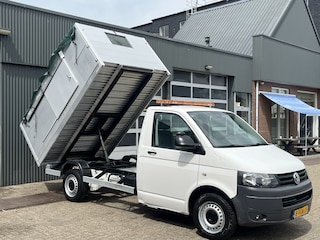 Volkswagen Transporter 2.0 TDI L2H1 BTW VRIJ!! Kipper Openlaadbak Snipperwagen Veegvuilkipper Airco 2-Persoons Onderhoudshistorie aanwezig Euro 4 Werkverlichting