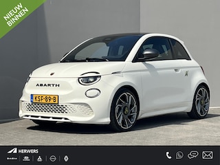 Abarth 500 Turismo 42 kWh / Accu SoH 98,43 % / CCS snel laden / Panorama dak / Navigatie / Sportstoelen / Climate Control / Apple Carplay Android / 18" LM wielen /