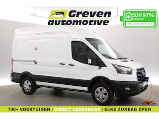 Ford Transit Elektrisch 68 kWh L2H3 | Snelladen | SOH 97% | Clima | 360° Camera | Cruise | 3 Zits | Carplay | Navi