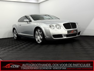 Bentley Continental 6.0 W12 Leder, Luchtvering, Navi, Cruise control, Memory stoelen, Stoelverwarming, Keyless start, Bluetooth, 561 PK