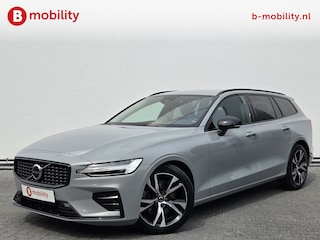 Volvo V60 2.0 B4 Plus Dark 197Pk! Automaat * Vapour Grey | Trekhaak 1.800KG | Adaptive Cruise Control  Memory stoelen | Achteruitrijcamera | Apple CarPlay | Stoel/Stuur verwarming
