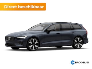 Volvo V60 2.0 T6 Plug-in hybrid AWD Ultra Dark | Achterbank verwarmd | Achteruitrijcamera | Apple Carplay/Android Auto|telefoonintegratie premium