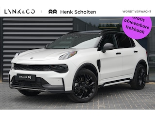Lynk & Co 01 1.5 More | 360 Graden camera | Actieve LED Koplampen | Schuif-/Kanteldak | Premium Audio By Harman Kardon | Sfeerverlichting | Dodehoekassistent | Adaptieve Cruise Control | Stuurverwarming | Stoelverwarming | Bestuurdersstoel met geheugen | Getint glas | Elektrisch bedienbare achterklep | Draadloos telefoonoplader