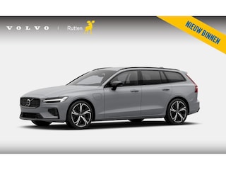 Volvo V60 T6 333PK Automaat Plug-in hybrid AWD Plus Dark Adaptive Cruise Control/ Apple Carplay/ Android Auto/ Achteruitrijcamera/ Parkeersensoren voor en achter/ Stoelverwarming/ Stuurverwarming/ Elektrisch bedienbare stoelen met geheugen