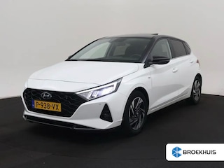 Hyundai i20 1.0 T-GDI Premium Sky | Adaptief cruise | Elek. panorama dak | Dodehoek detectie | Achteruitrijcamera | Stoel/Stuur verwaming | Keyless entry | Led koplamen | Apple Carplay/Android Auto | Achteruitrijcamera | Apple Carplay/Android Auto|telefoonintegratie premium | Cruise control adaptief met Stop&Go