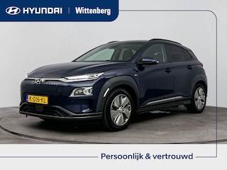 Hyundai Kona EV Limited 64 kWh | LEDER | DODEHOEK DETECTIE | SOH 95,5%| 3 FASEN | CAMERA | CLIMA | CRUISE ADAPT. | NAVI | PRIVACY GLASS | DAKRAILING | APPLE CAR PLAY & ADROID AUTO |