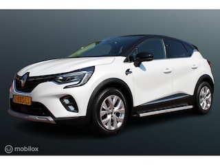 Renault Captur 1.0 TCe 90 Intens, Wit metallic, Zwart dak, Donker glas, Navi, Clima, Stoelverwarming, Trekhaak, Pdc voor + achter + camera