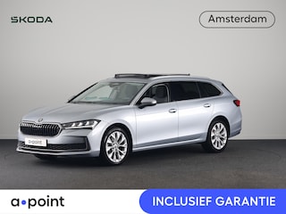 Skoda Superb Combi 1.5 TSI MHEV First Edition 150 pk | Trekhaak wegklapbaar | Panoramadak | Verlengde garantie | Navigatie | Achteruitrijcamera | Verwarmbare voorstoelen