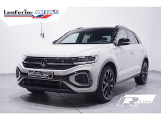 Volkswagen T-Roc 1.5 TSI R-Line NAP 2e eigen. r-line interieur/exterieur Comfort-pack Private-glas Multimedia-pack Led-verlichting 18"-lmv PDC v+a Black-pack electrische-achterklep ACC stoelverwarming ECC Navigatie Camera APPLE-carplay