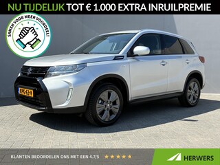 Suzuki Vitara 1.4 Boosterjet Smart Hybrid Select / 10 Jaar fabrieksgarantie mogelijk / Dealer onderhouden / Adaptieve Cruise Control / Camera / Navigatie / DAB / Apple Carplay/Android Auto / 17" LM wielen & All Season banden /