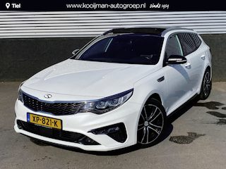 Kia Optima Sportswagon 1.6 T-GDI GT-Line Schuif/kanteldak, Nieuw geleverd, 1e eign. Stoelkoeling- & verwarming, Seat memory, dodehoekdetectie, Leder, Smart Key