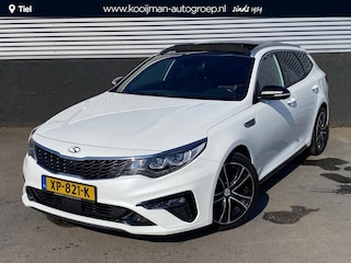 Kia Optima Sportswagon 1.6 T-GDI GT-Line Schuif/kanteldak, Nieuw geleverd, 1e eign. Stoelkoeling- & verwarming, Seat memory, dodehoekdetectie, Leder, Smart Key