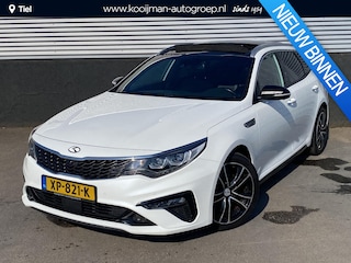 Kia Optima Sportswagon 1.6 T-GDI GT-Line Schuif/kanteldak, Nieuw geleverd, 1e eign. Stoelkoeling- & verwarming, Seat memory, dodehoekdetectie, Leder, Smart Key