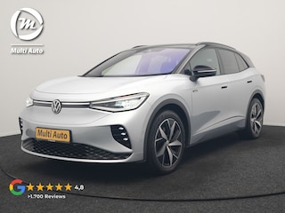 Volkswagen ID.4 GTX 4Motion 77 kWh 300pk Dealer O.H. | Trekhaak Af Fabriek | Panodak | Adaptive Cruise | Camera | IQ Light | Sportstoelen & Stuur Verwarmd | Keyless | Sfeerverlichting | Apple Carplay | Navigatie | DAB | 20"L.M |