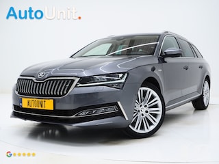 Skoda Superb Combi 1.4 TSI iV Laurin & Klement | Leder | Trekhaak | Massage | Canton | 360 | Memory | Stoelkoeling | Keyless
