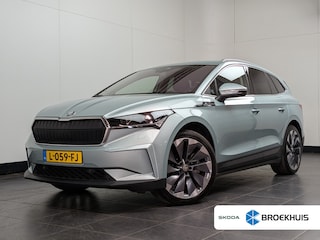 Skoda Enyaq iV 80KWH First Edition 204PK | TREKHAAK | MEMORY | CAMERA | STOEL+STUURVERW. | APP. CONNECT | ADAPT. CRUISE | KEYLESS | NAVIGATIE | FULL LED | DAB+ | CLIMATE CONTROL