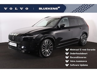 Volvo XC90 T8 Recharge AWD Ultra Black Edition - Panorama/schuifdak - IntelliSafe Assist & Surround - 360º Camera - Bowers & Wilkins audio - Adaptieve LED koplampen - Verwarmde voorstoelen, stuur & achterbank - Parkeersensoren voor & achter - Elektr. bedienb. voorstoelen met geheugen - Geventileerde voorstoelen -  Head up display - Draadloze tel. lader - Extra getint glas - Inklapbare trekhaak - 22' LMV