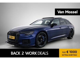 Audi A6 Avant 55 TFSI e quattro Competition | VERWACHT | 2X S-LINE | PANORAMADAK | ACHTERUITRIJCAMERA | CLIMATE CONTROL | TREKHAAK | NAVARRABLAUW METALIC | 367 PK |