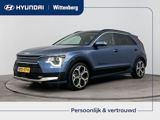 Kia Niro 1.6 GDi PHEV DYNAMICLINE | NAVI via APPLE CAR PLAY & ANDROID AUTO | CRUISE | CLIMA | CAMERA | PDC | HALF LEDER | 18'' LM VELGEN | PRIVACY GLASS | HYBRID | AUTOMAAT |