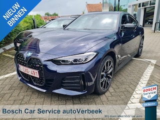 BMW i4 M50 High Executive 84 kWh | Pano | Memory stoel | Leder | M Stoelen | Comfort Access | Carbon Fibre int. | Tansanit Blau | 19" Y-spaak 859M wielen | Alarm kl.3