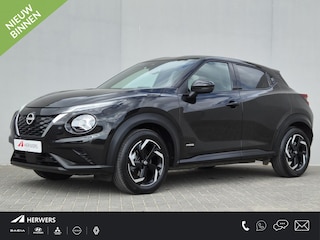Nissan Juke 1.6 Hybrid N-Connecta / Fabrieksgarantie tot 03-2027 / Dealer onderhouden / Cruise control / Navigatie via Apple Carplay Android Auto / Achteruitrijcamera / Parkeersensoren voor en achter / Climate control / Keyless Entry/Start /