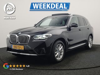 BMW X3 xDrive30e PHEV 293pk Dealer O.H | Trekhaak Af Fabriek | Panodak | 360 Camera | Lederen Sportstoelen Verwarmd | Cruise Control | Apple Carplay | Virtual | Navigatie | DAB | 18"L.M | Plug In Hybrid |