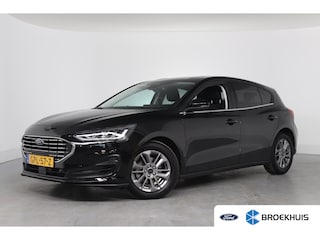 Ford Focus 1.0 EcoBoost Hybrid Titanium | 1e Eigenaar! | Winterpack | Navi | LED | Clima | Parkeersensoren V+A | Keyless | DAB | Lichtmetalen Velgen