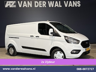 Ford Transit Custom 2.0 TDCI 130pk L2H1 Euro6 Airco | 2x zijdeur | Camera | Navigatie | LED | Cruisecontrol | 2800kg Trekhaak Android Auto, Parkeersensoren, Verwarmde voorruit, Bijrijdersbank, Achterklep