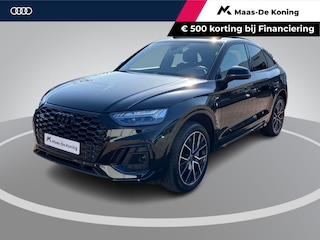 Audi Q5 50 TFSIe 220kW/299PK S Line · Panoramadak · Camera · Apple/Android Car Play · Stoelverwarming · Drive select · Leder/stof