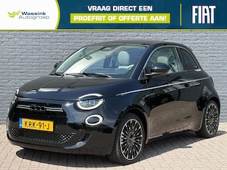 Fiat 500 La Prima 42 kWh | 321 Km WLTP|  Adaptieve Cruise Control | Lane Assist | Glazen dak | JBL Audio | Navigatie | Apple Carplay | DAB | Parkeersensoren Voor & Achter | Parkeercamera | Dode Hoek Detectie |