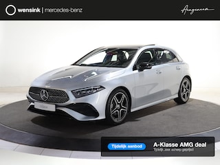 Mercedes-Benz A-klasse 180 Business Solution AMG | Panoramaschuifdak | Achteruitrijcamera | Nightpakket | MULTIBEAM LED | Stoelverwarming |