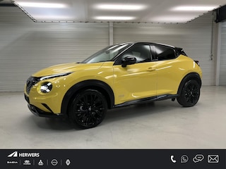 Nissan Juke 1.6 Hybrid N-Sport / Lederen Bekleding / Navigatie / Bose Personal Audio / Stoel- en Stuurverwarming / Verwarmde Voorruit / 360 Graden Camera / Adaptive Cruise Control / Dodehoek Detectie / Climate Control /