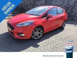 Ford Fiesta 1.0 EcoBoost Hybrid ST-Line 125PK, carplay, cruise + climate control, Dab+ audio, Navi, 1e eigenaar, nl auto