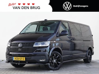Volkswagen Transporter 2.0 TDI 150pk L2H1 30 DC Bulli DSG | Dubbele Cabine | Dubbele schuifdeur | Navigatie | ACC | Airco | Camera | App-connect | LED | DAB + | PDC | Trekhaak | 18"LM velgen | Front spoiler | Side bars | Betimmering |
