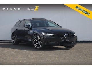 Volvo V60 B4 211PK Automaat Plus Dark / Trekhaak / Panoramadak / Keyless entry / Elektrische achterklep / Stoel - en stuurwielverwarming / BLIS / Adaptieve cruise control / Parkeersensoren met camera