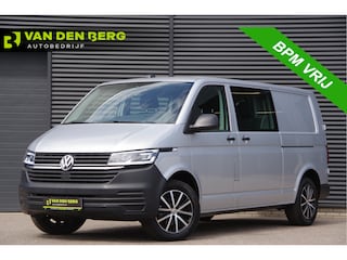 Volkswagen Transporter 2.0 TDI L2 DC-5P, 150PK AUT. LED, 2X SCHUIFDEUR, STOELVERWARMING, STANDKACHEL, AIRCO, DUBBELE CABINE, DUBBEL CABINE