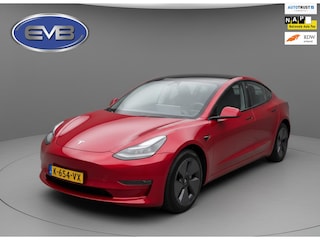 Tesla Model 3 Long Range AWD 75 kWh, panoramadak, leder, nieuwstaat! Origineel NL auto met nap
