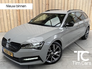Skoda Superb Combi 1.5 TSI ACT Sportline Business Automaat | Stuurwiel, voorstoelen en achterbank verwarmd| LED verlichting | Adaptieve cruise control | Canton HiFi | Elektrisch bedienbare achterklep | Voorruitverwarming | Achteruitrijcamera