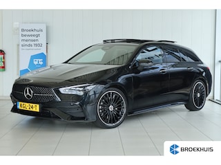 Mercedes-Benz CLA Shooting Brake 200 AMG Line | Adapt. Cruise | Burmester Surround | Head-up | 360 Camera | Memory | Schuifdak | Stoelverwarming | MATRIX | Keyless | Navi