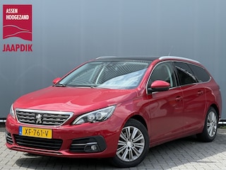 Peugeot 308 SW BWJ 2019 1.2 131 PK Blue Lease Premium NIEUWE DISTR.RIEM!! AUTOMAAT | PANORAMA | LEDER | CLIMA | ANDROID AUTO | APPLE CARPLAY | MULTIFUNCT. STUUR