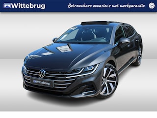 Volkswagen Arteon 1.4 TSI 218pk eHybrid R-Line DSG Automaat / Panorama schuifdak / Leder Carbon Style / 360 camera / Navigatie Pro / Wegkl trekhaak