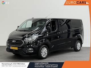 Ford Transit Custom 300 2.0 TDCI L2H1 Limited Dubbele cabine Automaat Navigatie Airco 2 Schuifdeuren Trekhaak PDC Carplay DAB