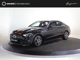 Mercedes-Benz C-klasse 180 AMG Line | Trekhaak | Lederen bekleding | Memory | Digital Light |
