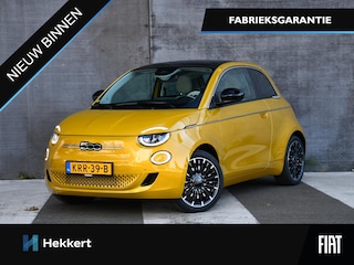 Fiat 500 La Prima 42 kWh 118pk Automaat PANO | JBL SOUND | CAMERA | KEYLESS | LEDER | ADAPT. CC | DODE HOEK