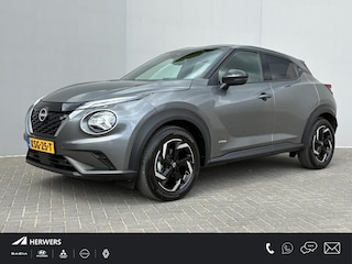 Nissan Juke 1.6 Hybrid N-Connecta / Fabrieksgarantie tot 03-2027 / Adaptieve Cruise control / Navigatie d.m.v. Apple Carplay/Android Auto / Achteruitrijcamera / Parkeersensoren voor en achter / Climate control / Keyless Entry/Start /