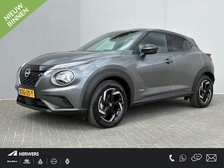 Nissan Juke 1.6 Hybrid N-Connecta / Fabrieksgarantie tot 03-2027 / Adaptieve Cruise control / Navigatie d.m.v. Apple Carplay/Android Auto / Achteruitrijcamera / Parkeersensoren voor en achter / Climate control / Keyless Entry/Start /
