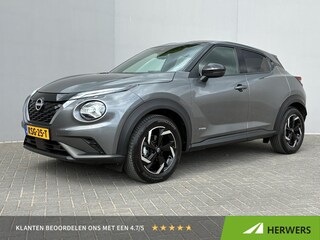 Nissan Juke 1.6 Hybrid N-Connecta / Fabrieksgarantie tot 03-2027 / Adaptieve Cruise control / Navigatie d.m.v. Apple Carplay/Android Auto / Achteruitrijcamera / Parkeersensoren voor en achter / Climate control / Keyless Entry/Start /